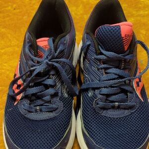 Saucony Navy and Coral Athletic Shoes